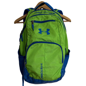 Under Armour Storm Blue Neon Green Back to School Backpack Boy